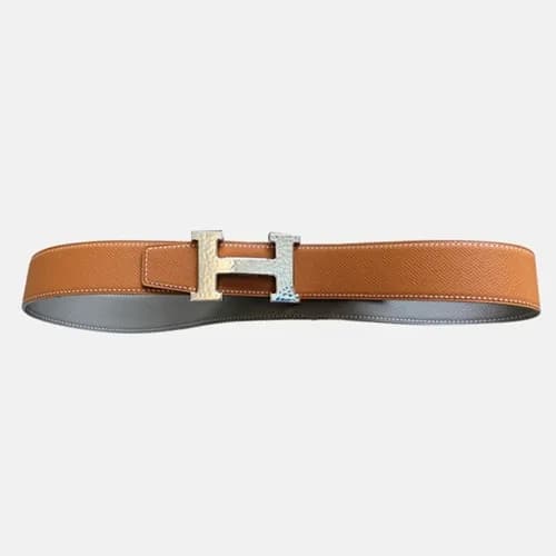 Hermes 2021 Men's Leather Belt - 에르메스 2021 남성용… - 1