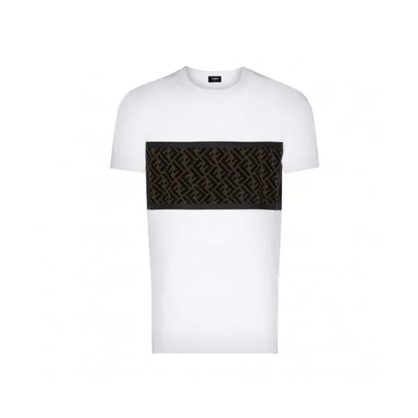 [펜디]Fendi 2021 Mens Logo Casual Short Sleeved Tshi… - 1