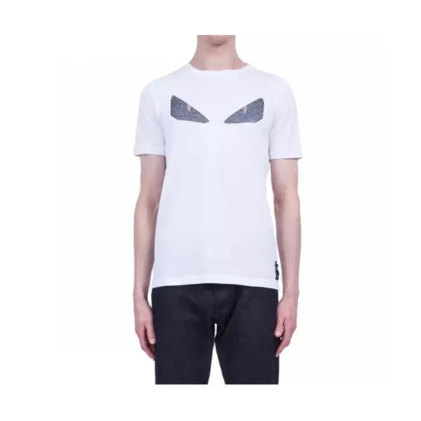 [펜디]Fendi 2021 Mens Logo Casual Short Sleeved Tshi… - 1