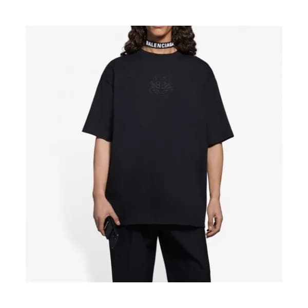 [발렌시아가]Balenciaga 2021 Mm/Wm Logo Cotton Short Sle… - 1