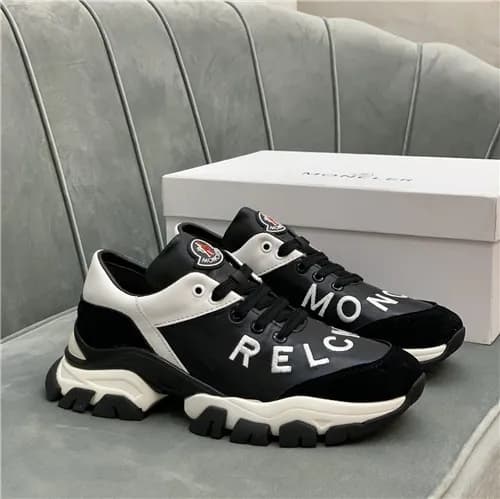 Moncler 2021 Men's Leather Sneakers - 몽클레어 202… - 1