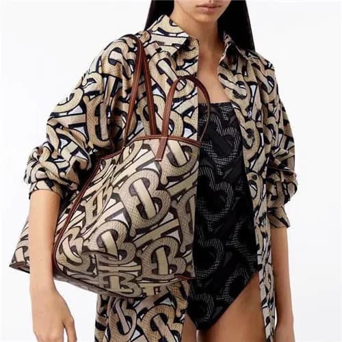 [버버리]Burberry 2021 Mm/Wm Leather Beach Tote Bag,30… - 1