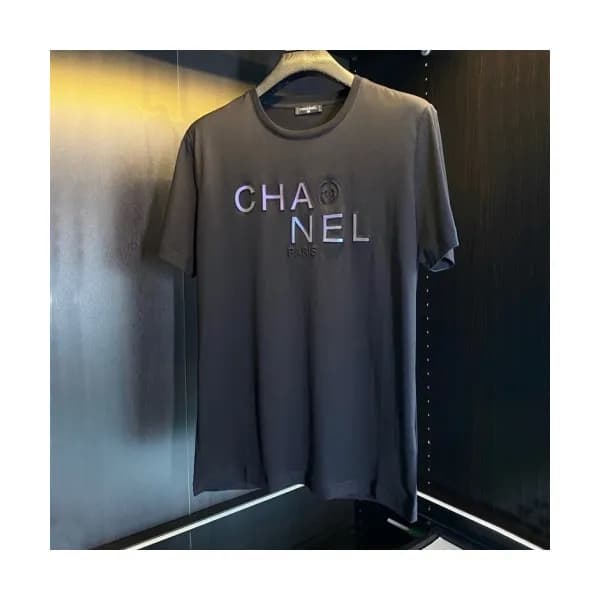 Chanel Mm/Wm 'CC' Logo Cotton Short Sleev… - 1