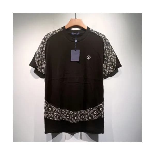 Louis vuitton Mm/Wm Logo Short Sleeved Tshirts Bl… - 1