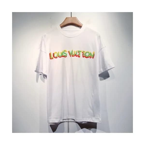Louis vuitton Mm/Wm Logo Short Sleeved Tshirts Wh… - 1