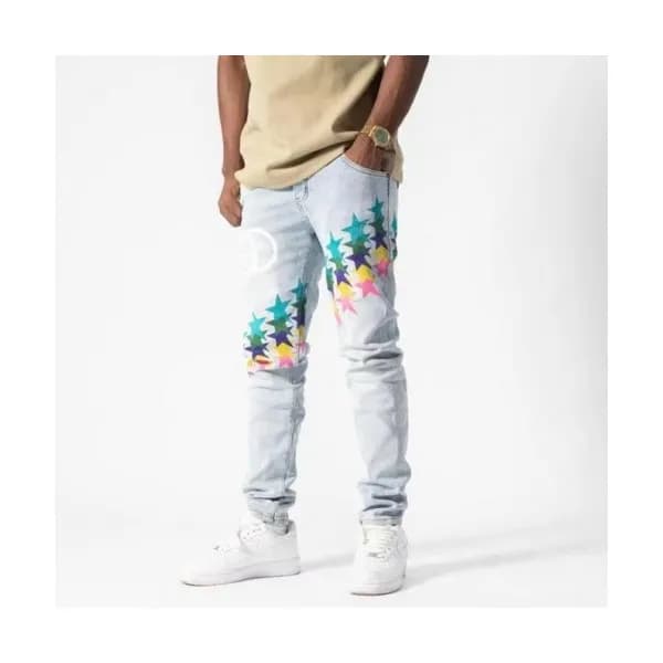 Gucci Mens Casual Classic Denim Jeans Blue - 구찌 2… - 1