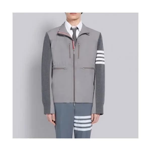 Thom Browne Mens Strap Sweaters Gray - 톰브라운 2021 … - 1