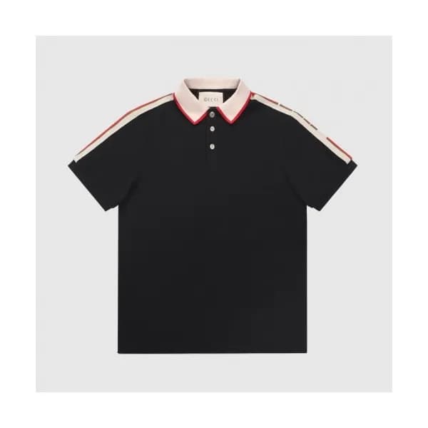 Gucci Mm/Wm Logo Short Sleeved Tshirts Black - 구찌… - 1