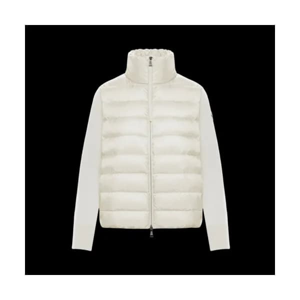 Moncler Womens Logo Casual Down Jackets Ivory - 몽… - 1