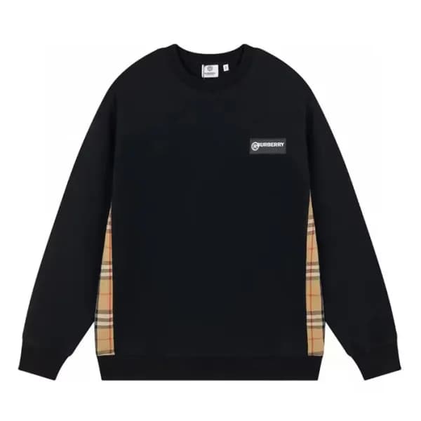 Burberry Mens Logo Casual Cotton Tshirts Black - … - 1