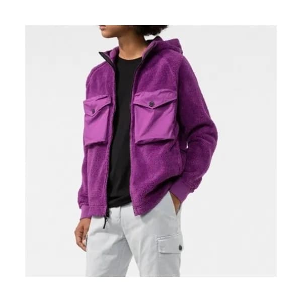 Stone Island Mens Basic Casual Jackets Purple - … - 1