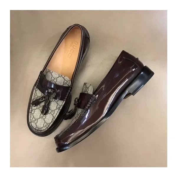 구찌 남성 테슬 브라운 로퍼 - Mens Brown Loafer - guc04793x - 1