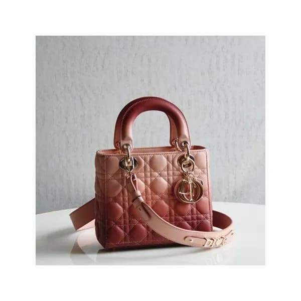 디올 여성 핑크 레이디백 - Womens Pink Shoulder Bag - dio0180… - 1