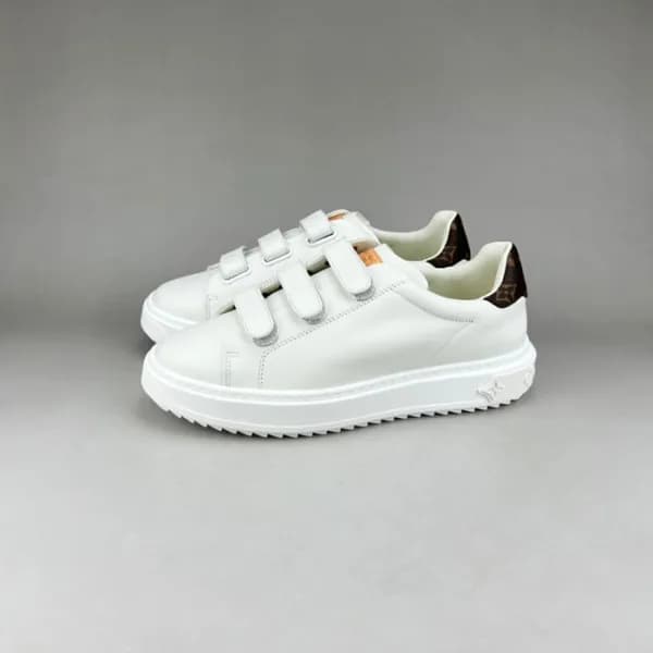 루이비통 남/녀 벨크로 화이트 스니커즈 - Mens Unisex Sneakers - lou… - 1