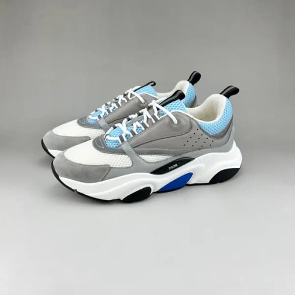 디올 남성 캐쥬얼 그레이 스니커즈 - Mens Gray Sneakers - dio01965… - 1