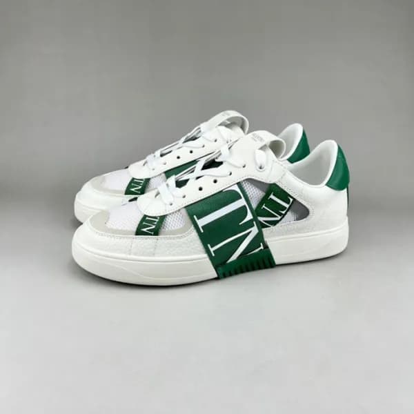 발렌티노 남/녀 Logo 그린 스니커즈 - Unisex Green Sneakers - va… - 1