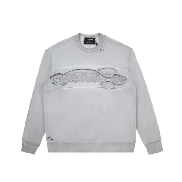 구찌 남성 캐쥬얼 그레이 맨투맨 - Gucci Mens Gray Tshirts - Guc0… - 1