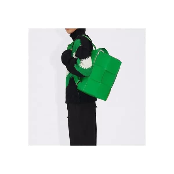 보테가베네타 남성 클래식 그린 백팩 - Bottega Veneta Mens Green Ba… - 1
