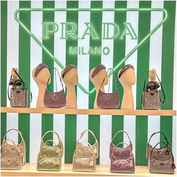 프라다 여성 핑크 토트백 - Prada Women Pink Tote Bag - pr137x - 1