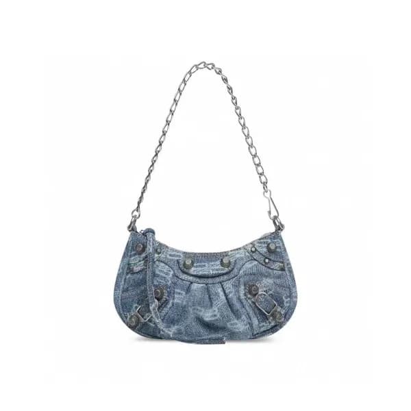 발렌시아가 여성 블루 숄더백 - Balenciaga Womens Blue Shoulder … - 1