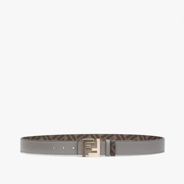 펜디 남성 시그니처 양면 그레이 벨트 - Fendi Mens Gray Belts - fe5… - 1