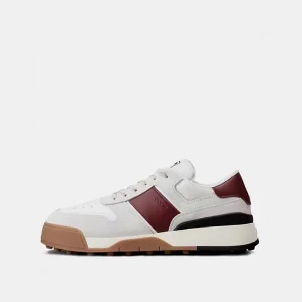 토즈 남성 베이직 버건디 스니커즈 - Tods Mens Burgundy Sneakers -… - 1