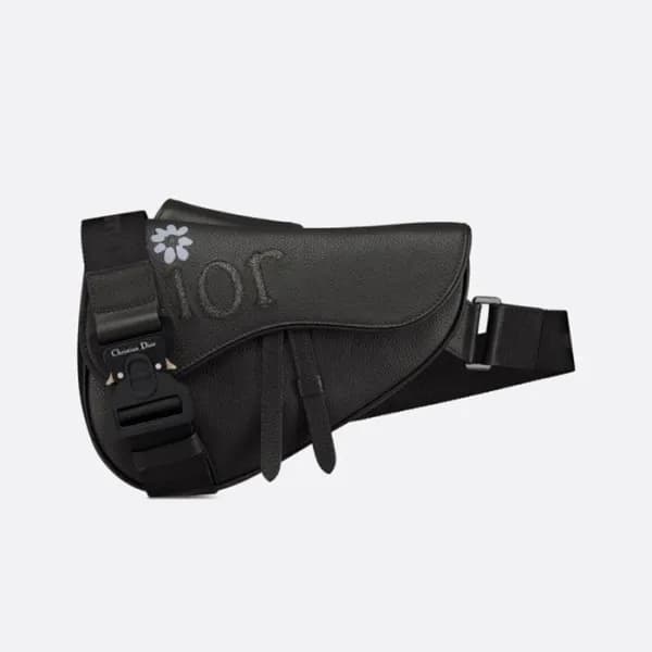 디올 남성 블랙 새들백 - Dior Mens Black Saddle Bag - di365x - 1