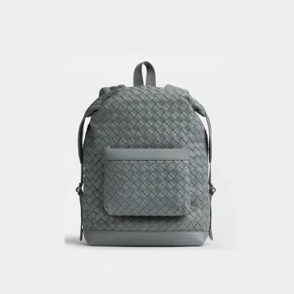 보테가베네타 남성 클래식 그레이 백팩 - Bottega veneta Mens Gray Ba… - 1