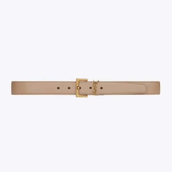 입생로랑 여성 베이지 벨트 - Saint Laurent Womens Beige Belts … - 1
