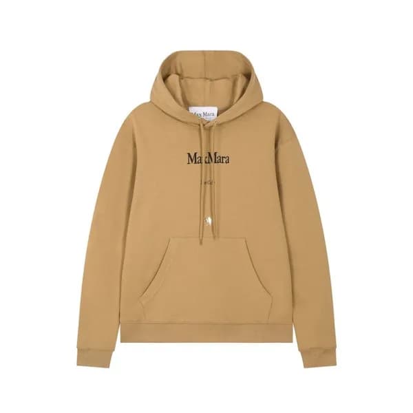막스마라 남/녀 캐쥬얼 카멜 후드티 - Maxmara Unisex Camel Hoodie … - 1