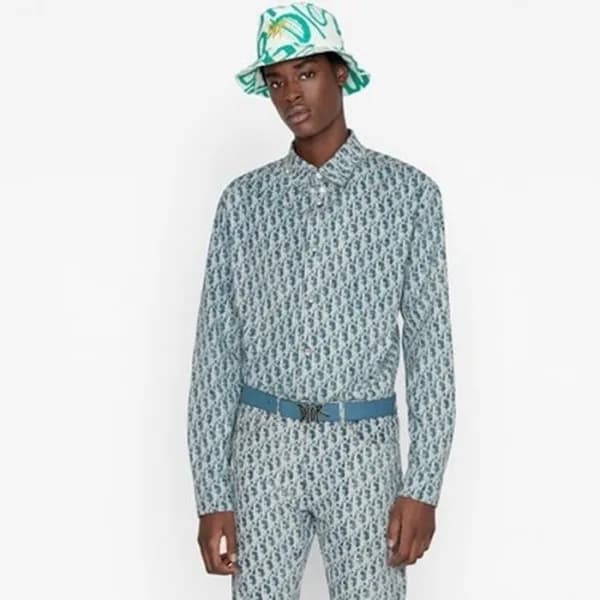 디올 남성 캐쥬얼 블루 셔츠 - Dior Mens Blue Shirts - dic792x - 1