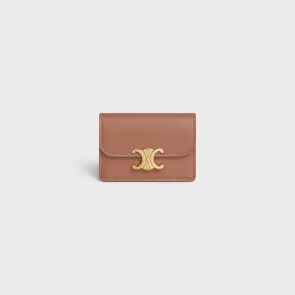 셀린느 여성 카멜 카드 지갑 - Celine Womens Camel Card Wallets… - 1