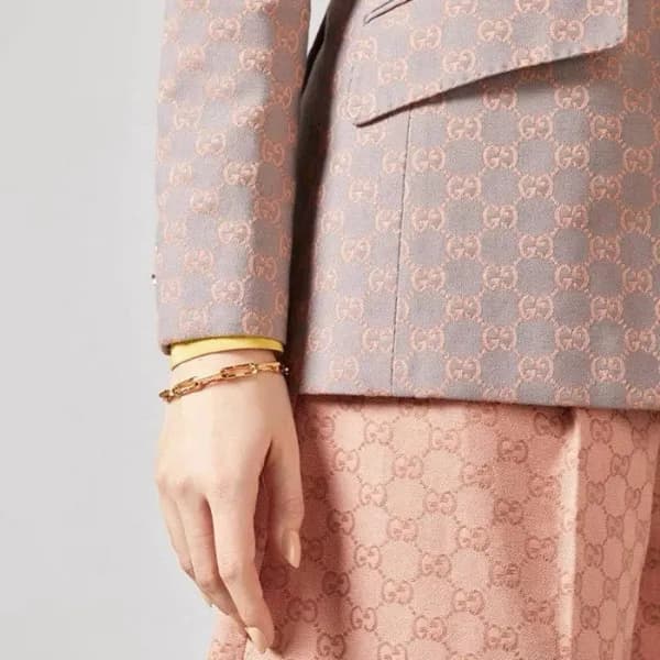 구찌 남/녀 골드 팔찌 - Gucci Unisex Gold Bangle - acc1486x - 1