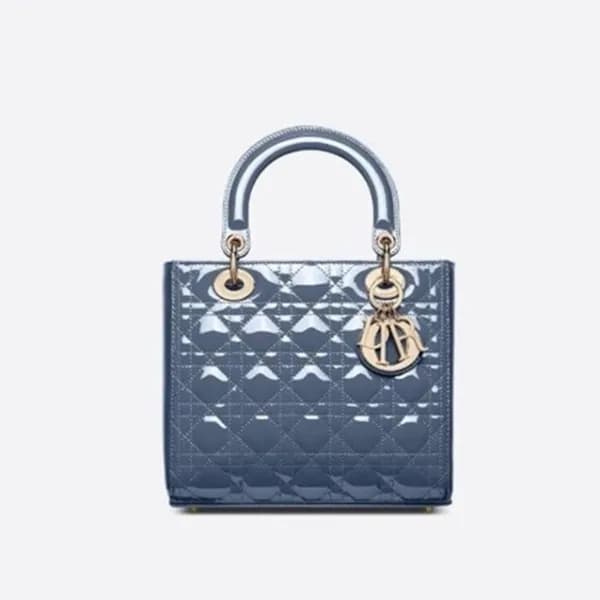 디올 여성 블루 레이디 백 - Dior Womens Blue Lady Bag - dib41… - 1