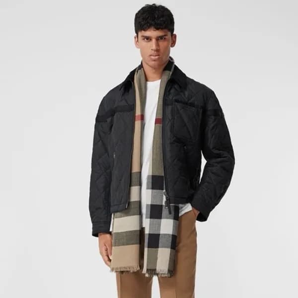 버버리 남/녀 베이지 양면 머플러 - Burberry Unisex Beige Muffler… - 1