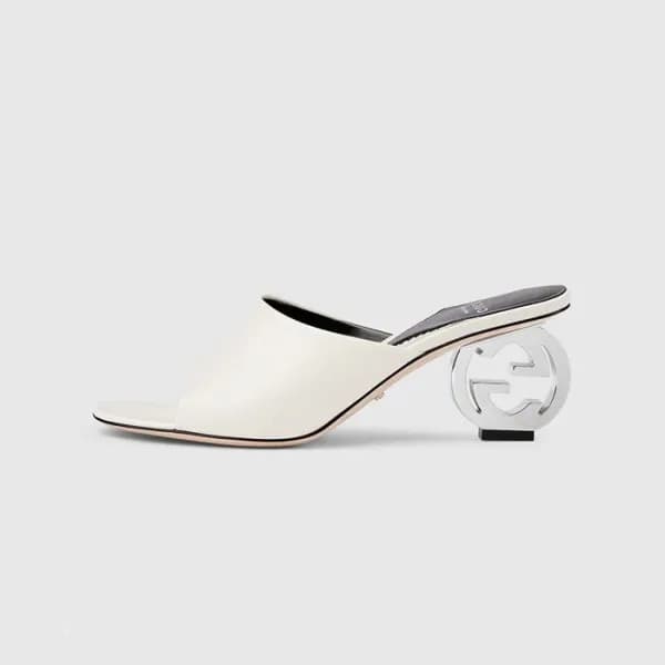 구찌 여성 화이트 샌들 - Gucci Womens White Sandals - gus20x - 1