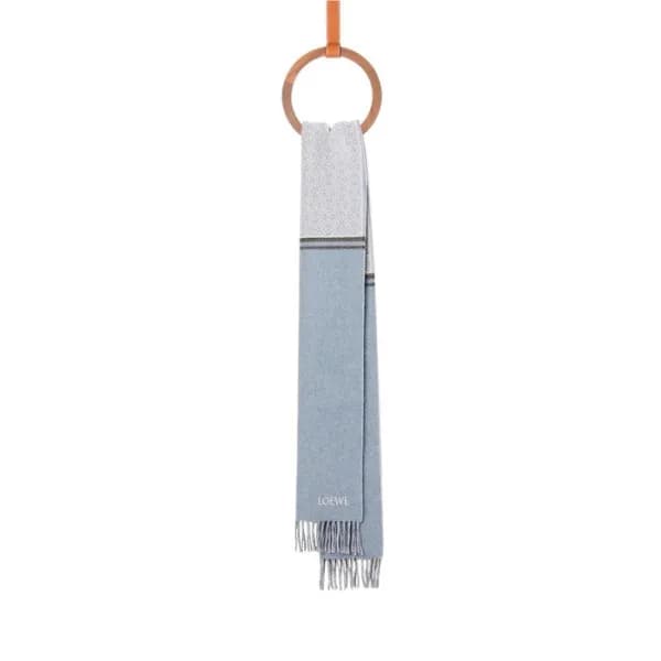 로에베 남/녀 블루 머플러 - Loewe Unisex Blue Muffler - acc16… - 1