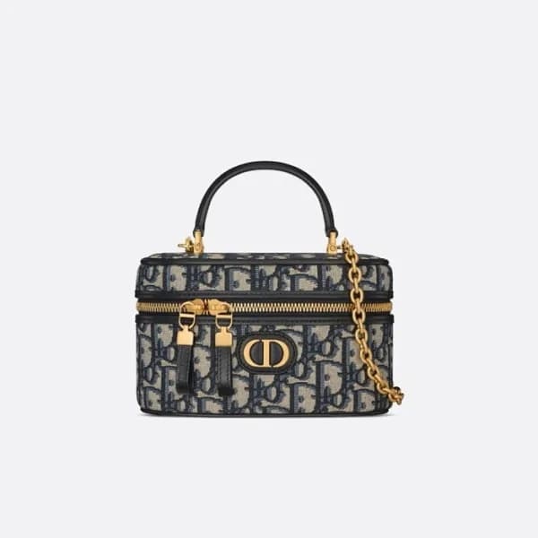 디올 여성 오블리크 몽테뉴 베니티 백 - Dior Womens Mini Vanity - d… - 1