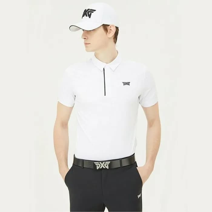 PXG 남성 썸머 솔리드 에센셜 쇼츠슬리브 티셔츠- gol253x - 1