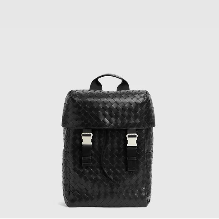 보테가베네타 남성 블랙 백팩 - Bottega veneta Mens Black Back P… - 1