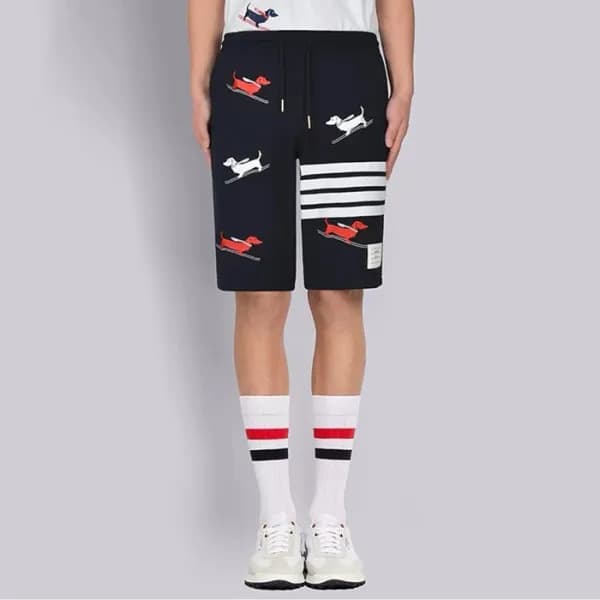 톰브라운 남성 클래식 반바지 - Thom Browne Mens Classic Half-pa… - 1