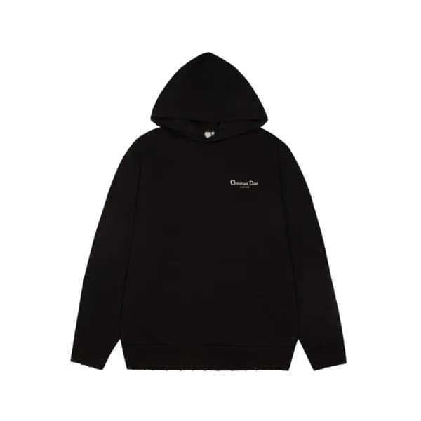 디올 남성 블랙 후드티 - Dior Mens Black Hoodie - dic2736x - 1