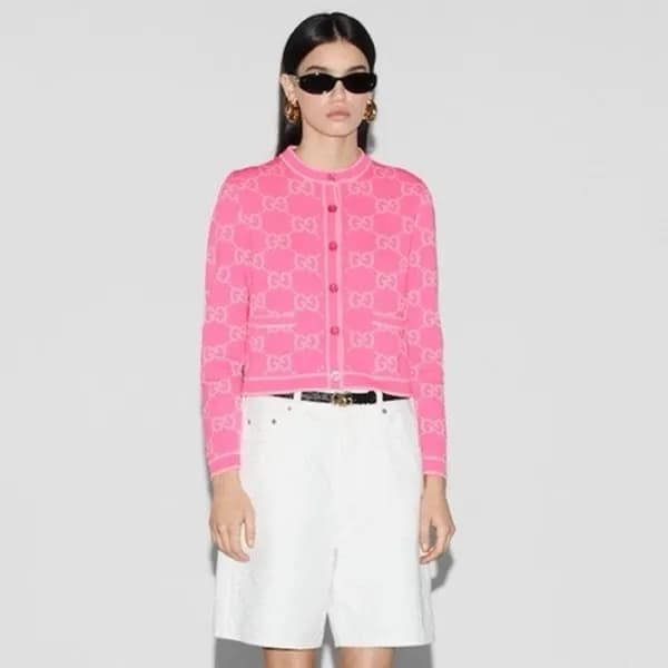 구찌 여성 브이넥 가디건 - Gucci Womens V-neck Cardigan - guc… - 1