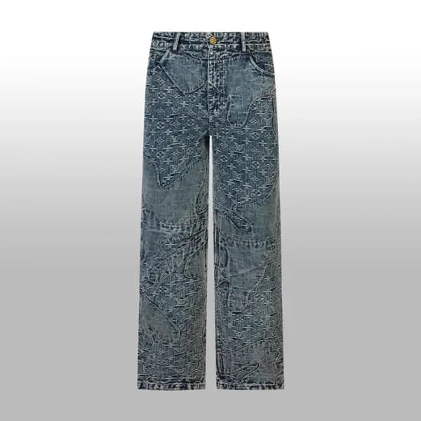 루이비통 남성 클래식 청바지 - Louis vuitton Mens Classic Jeans… - 1