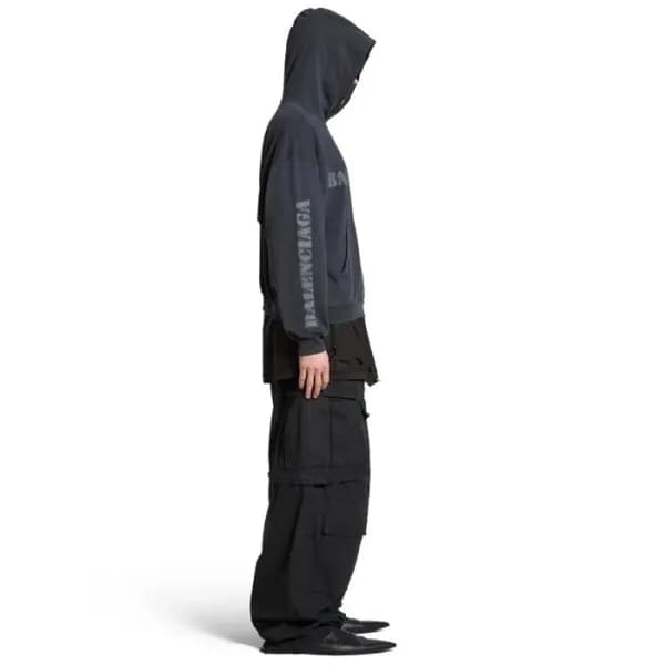 발렌시아가 남성 오버핏 후드티 - Balenciaga Mens Over Size Hoodi… - 1