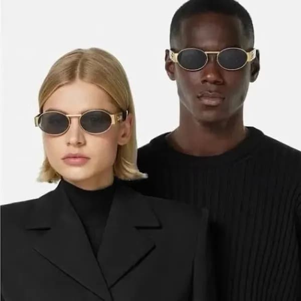 베르사체 남/녀 프리미엄 메탈 프레임 선글라스 - Versace Unisex Premium… - 1