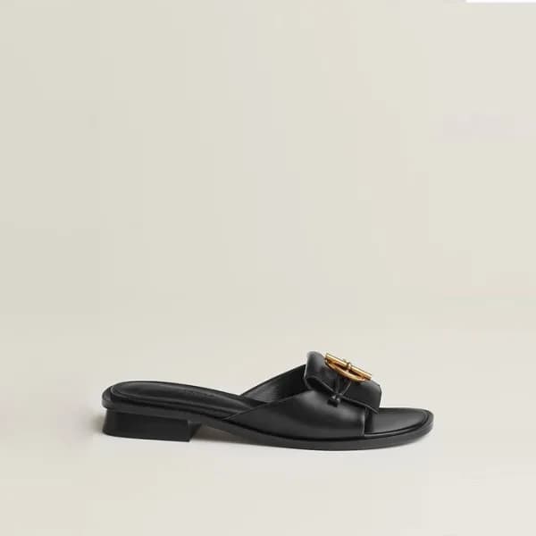 에르메스 여성 아이슬 레더 샌들 - Hermes Womens Isle Sandal - he… - 1