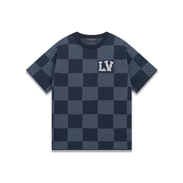 루이비통 남성 라운드 반팔 티셔츠 - Louis vuitton Mens Round Tshi… - 1