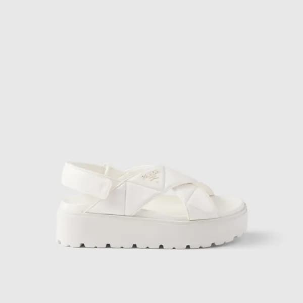프라다 여성 나파 가죽 샌들 - Prada Womens Nappa Leather Sanda… - 1