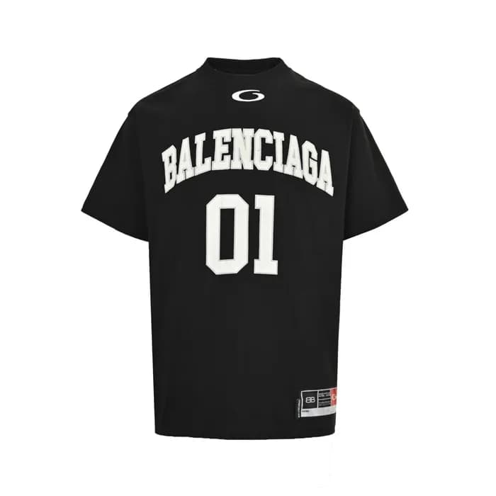 발렌시아가 남성 라운드 반팔 티셔츠 - Balenciaga Mens Round Tshirt… - 1